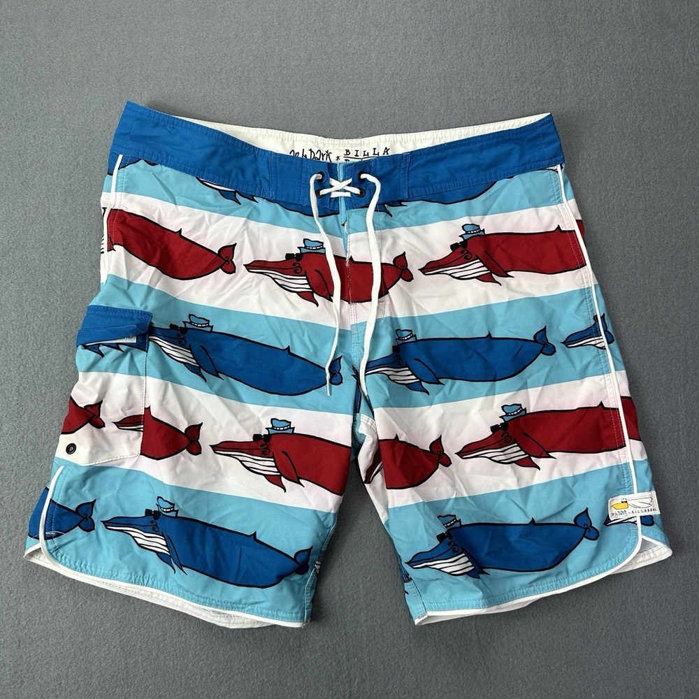 Billabong Andy Davis Whale Mens Board Shorts Swim Trunks Sz‎ 38